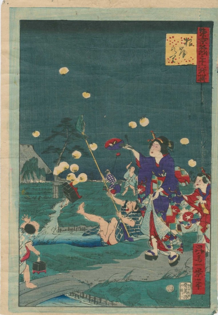 utagawa-hirokage-catching-fireflies-1860-720x1038